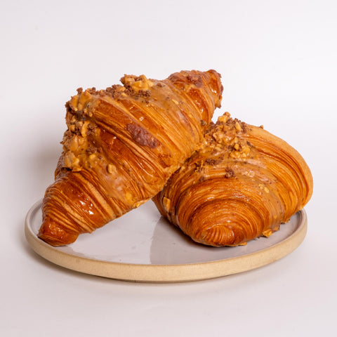 Croissant blanco almendra